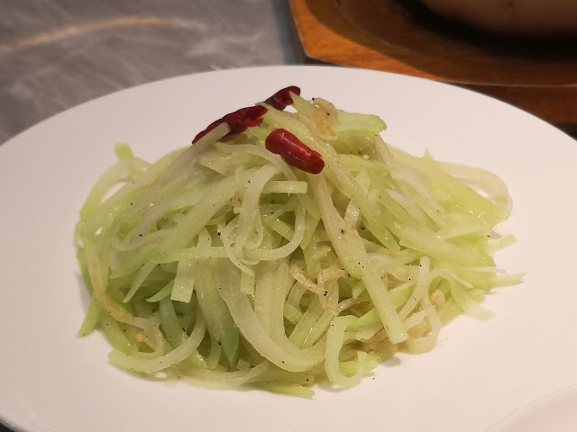 Fried Chayote with Dried Shrimp