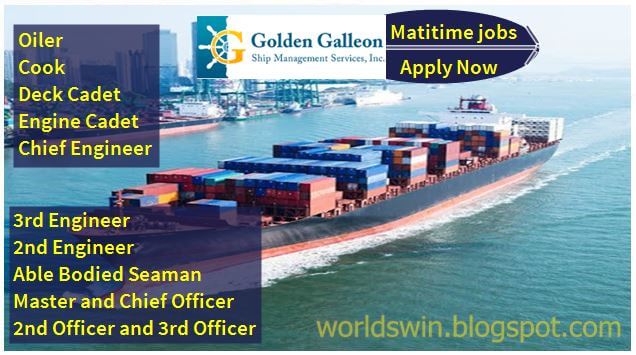 Apply at Golden Galleon Ship