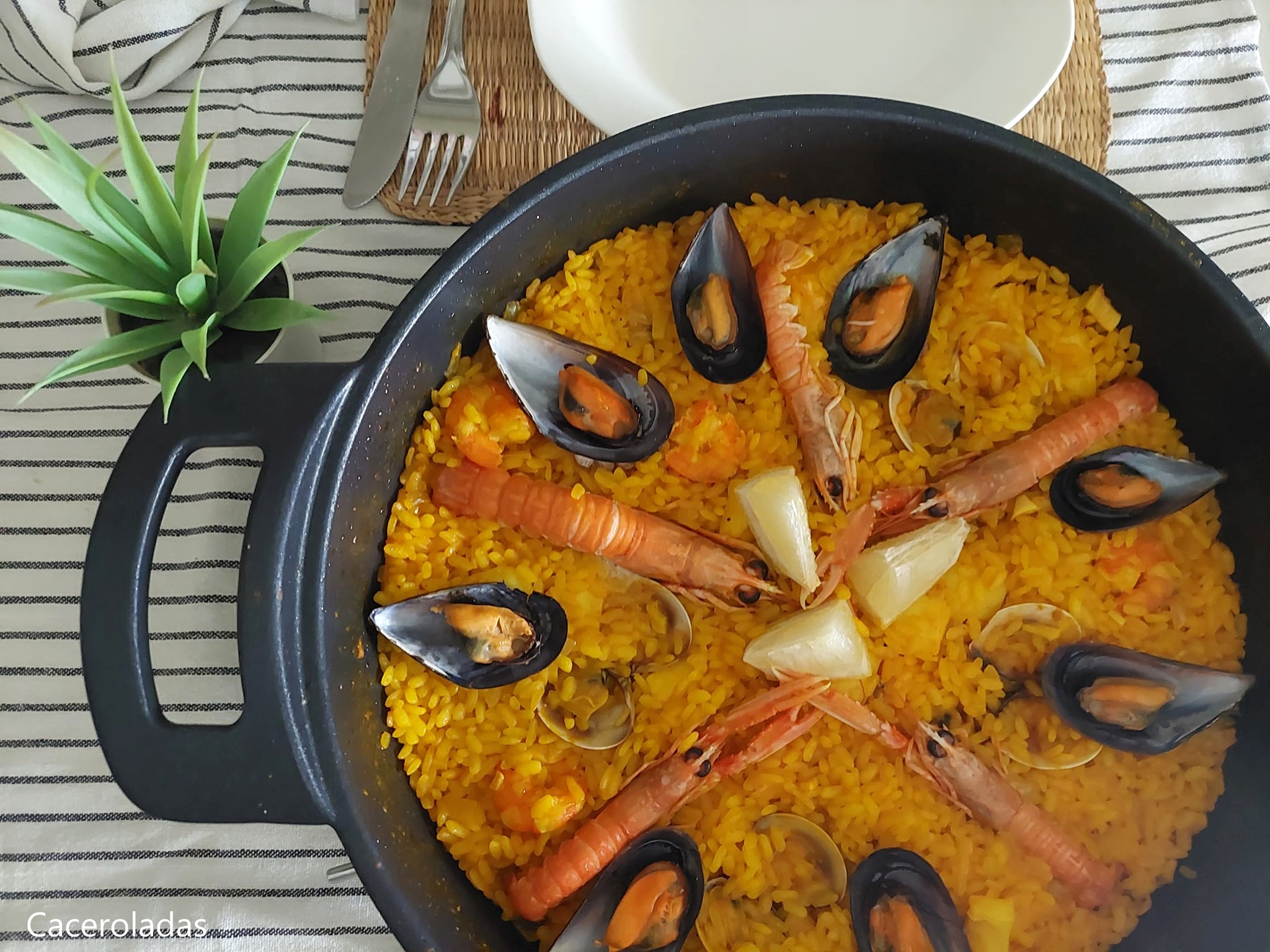 Paella de marisco | Caceroladas