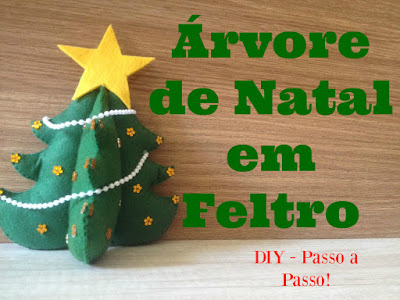 Como fazer árvore de natal em feltro