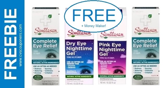 FREE Similasan Eye Care Relief CVS Deals