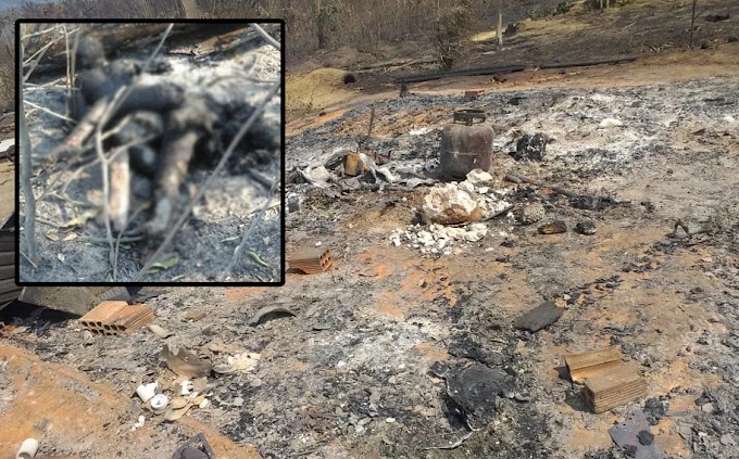 Casal morre abraçado ao tentar fugir de queimada em RO