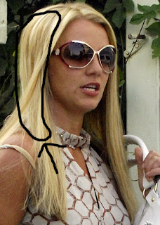 2. Britney  Spears Celebrity Hairstyle