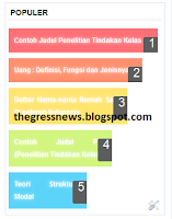 5 Popular Post Widget Terbaik Untuk Blogger