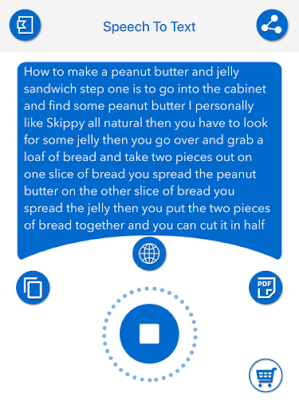Screen Shot of Speech to Text - Voice to Text App