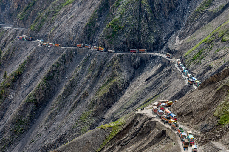 The 15 Most Hazardous Roads In The World - Zozila, India