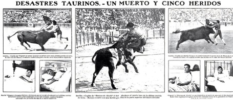 1909 Un muerto y 5 heridos