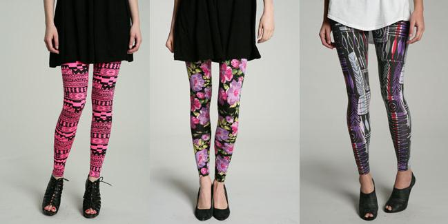 LOVING — Overly Bold Printed Tights!!