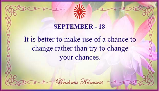 Thought For The Day September 18