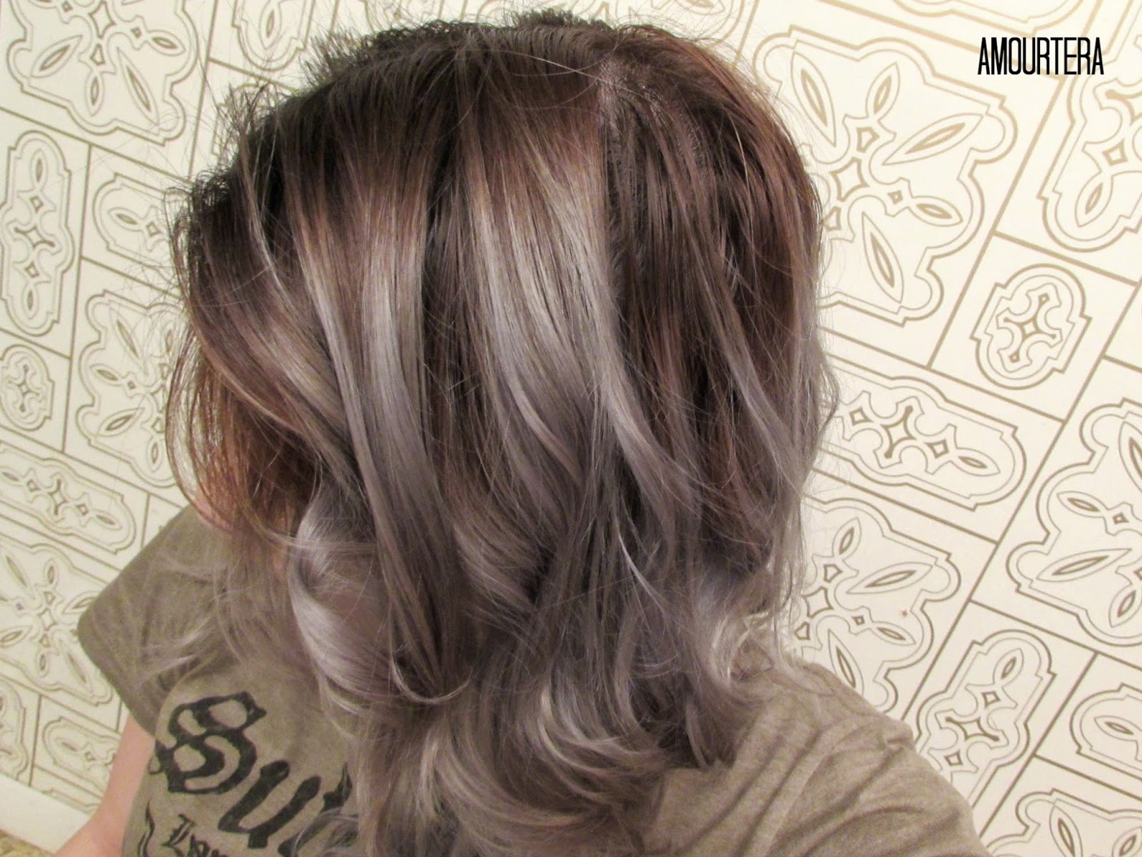 HOW TO GET SILVER GRAY  HAIR  AT HOME Amourtera
