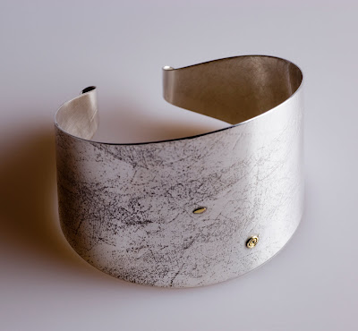 © Firth cuff, silver with 18k gold