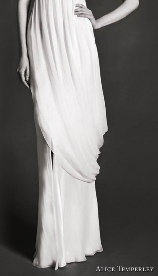 Sometimes a simple greek goddess dress like this Alice Temperley creates the 