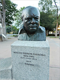 Busto de Churchill en la Ciudad de Quebec