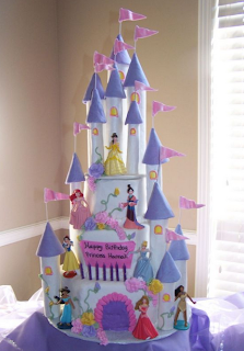 Castle Birthday Cake with Towers