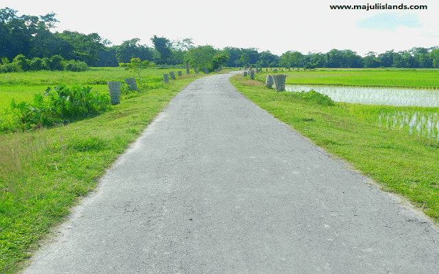 Owdubi Road Of Majuli Island