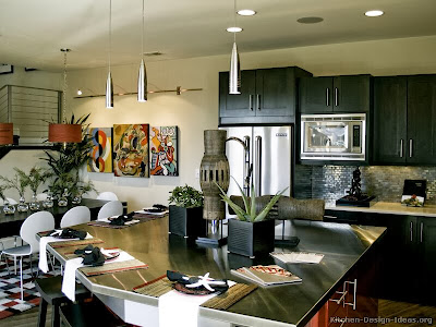 Black Kitchen Cabinets