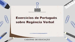 Exercícios de Português sobre Regência Verbal
