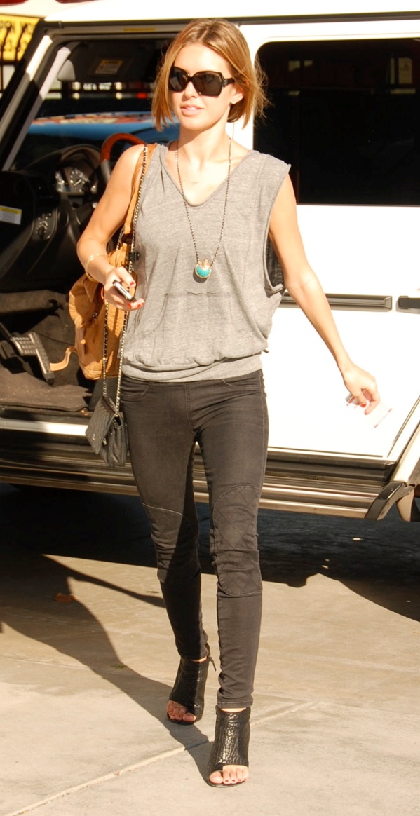 Cute Casual Outfit Inspiration Audrina Patridge Out n' About in LA
