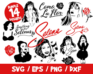 Selena SVG Bundle, Selena Quintanilla SVG, Como La Flor SVG, Anything For Selenas, Selena Tribute Svg, Selena Cricut, Tshirt, Vector