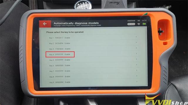 VVDI Key Tool Plus Program 2005 BMW E90 320D CAS2 Key 5