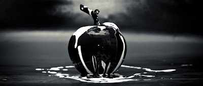 blackened apple