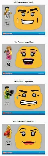 Lego Free Printable Masks.