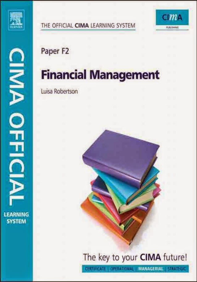 CIMA F2 Study Text Free Download PDF