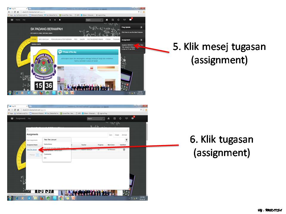 SK PADANG BERAMPAH SIPITANG: TUTORIAL MENJAWAB TUGASAN 