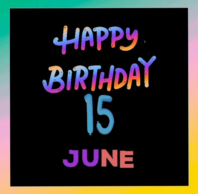 Happy belated Birthday of 15th June video download