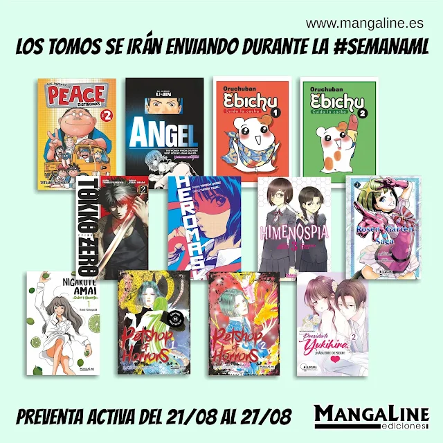Anuncios de Mangaline Ediciones de este agosto 2024 ¡Montones de novedades!