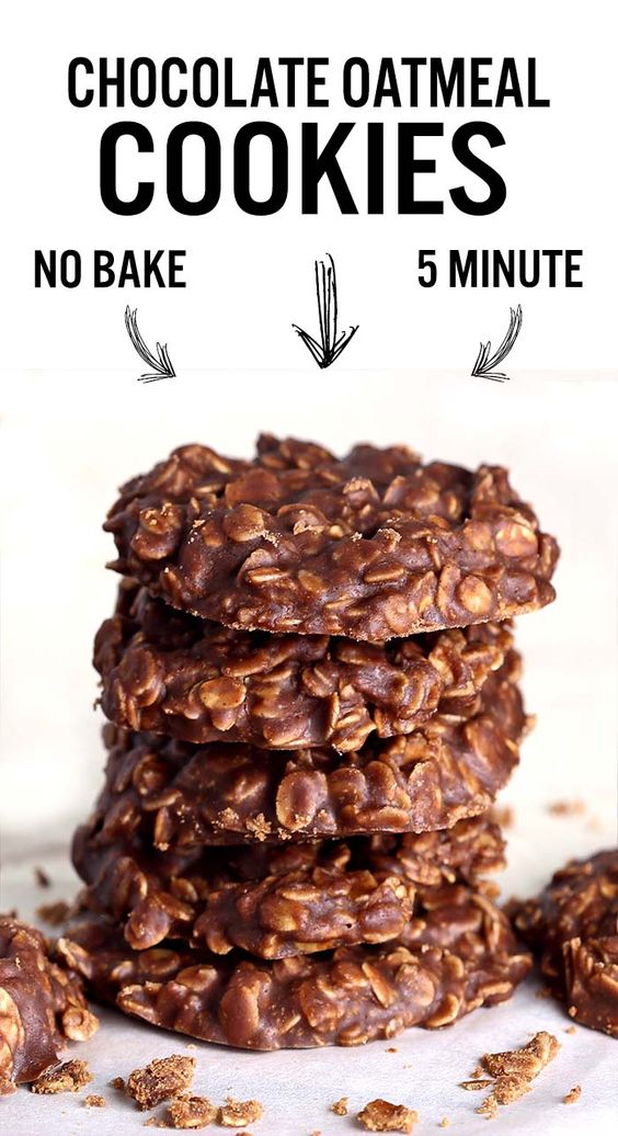 These No Bake Chocolate Oatmeal Cookies made with peanut butter, oatmeal and cocoa are the quickest, tastiest, no bake cookies you'll ever eat though!