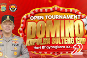 Open Tournament Domino Kapolda Sulteng Cup Hari Bhayangkara ke-79, Berhadiah 2 Mobil MPV
