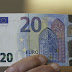 New 20 euro banknote on 25 November 2015