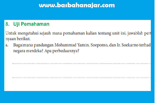 Kunci Jawaban PPKN Kelas 10 Halaman 26 - 27 Uji Pemahaman Bagian 1 unit 1