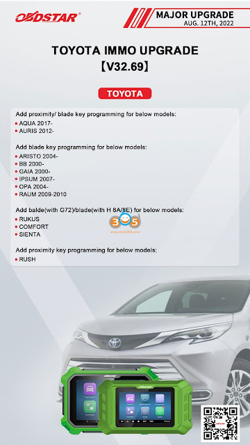 obdstar toyota immo update