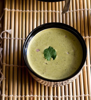 (Πηγή: http://www.vegrecipesofindia.com/mint-coriander-raita/)