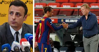 Berbatov task Barcelona forward Antoine Griezmann to directly ask Koeman to restore him to preferred position