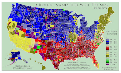 The Pop Vs. Soda Map