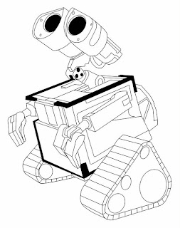 Coloring sheets from the Motion Picture Wall-E