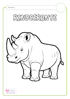 Coloreo rinoceronte