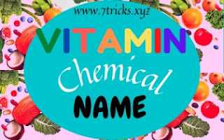 Vitamin chemical names trick