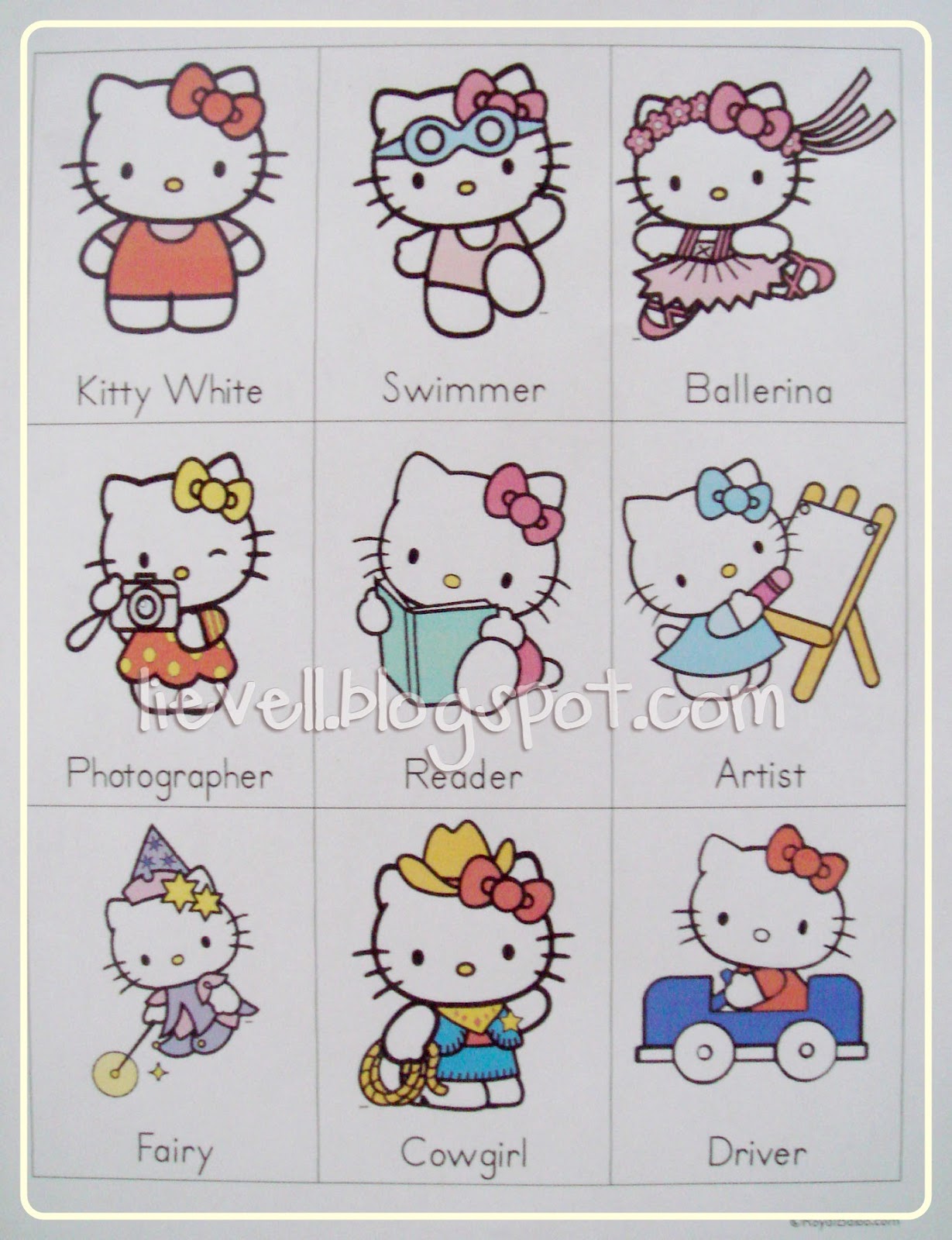 preschool hello kitty lievell