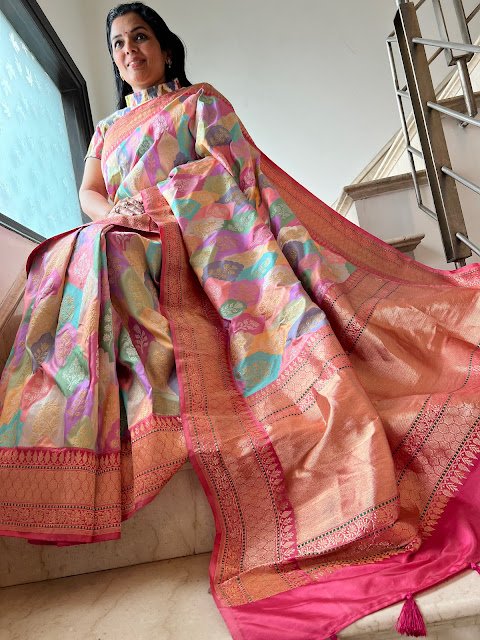 Rangkaat Splendor: Rediscovering the Opulence of Pure Katan Silk Kaduwa Weave Sarees