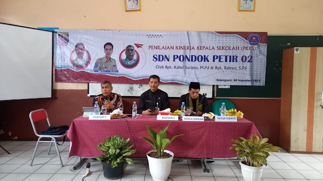 SDN Pondok Petir 02 Dikunjungi Asesor Disdik Kota Depok  