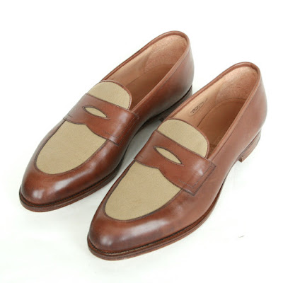 edward green brown penny loafers