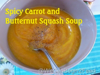 Spicy Carrot and Butternut Squash Soup