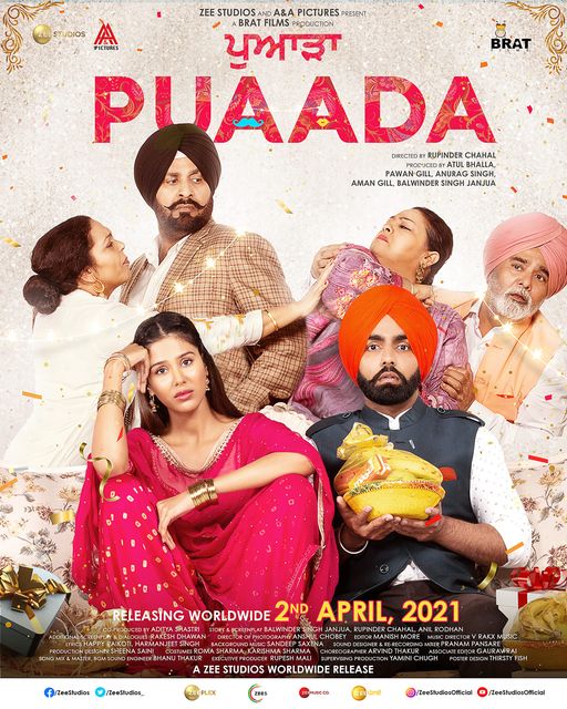 Puaada next upcoming punjabi movie first look, Ammy, Sonam movie Poster of download first look, release date