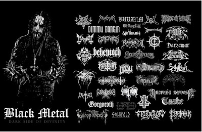   Sejarah Black Metal     Kemunculan genre black metal sebenarnya hampir mirip dengan kasus genre death metal.Pada awalnya "black metal" cuma sebuah album yg dirilis tahun 1982 oleh band thrash metal U.K. yg namanya "Venom".Band ini memasukkan unsur2 yg berbau satanis ke dalam musik mereka.Rupanya hal tsb membuat album ini sukses dan akhirnya banyak bermunculan band2 lain yang mengusung aliran seperti pada album itu.Singkatnya black metal yang lahir dari janin thrash metal menjadi virus baru di daratan Eropa.  Awal perkembangannya, aliran ini memakai distorsi gitar yang berat, tempo lagu yang cepat plus double pedal drum (atribut standar metal) ditambah vokal yang bisa dibilang nge-Growl dengan "nada dasar" yang tinggi dan dosis lirik yang sedikit.Kekuatan lainnya ya di liriknya itu.Band2 yang seperti ini di awal 80'an antara lain Venom (U.K.), Bathory (Swedia) dan Celtic Frost (Switzerland).Keberadaan band2 ini dikenal sebagai gelombang pertama invasi black metal di Eropa.Kemunculan gelombang keduanya di rentang 80'an sampe 90'an dan wilayah endemitnya paling banyak di Norwegia, seperti Darkthrone dengan Mayhem.  Kemunculan black metal awalnya merupakan suatu teror karena terjadi banyak pembunuhan dan pembakaran gereja2 di Eropa (May FATHER forgave them...). Masuk akal bila hal ini terjadi karena seirin