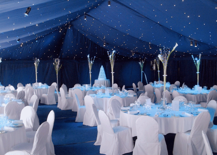 Black And White Reception Decor