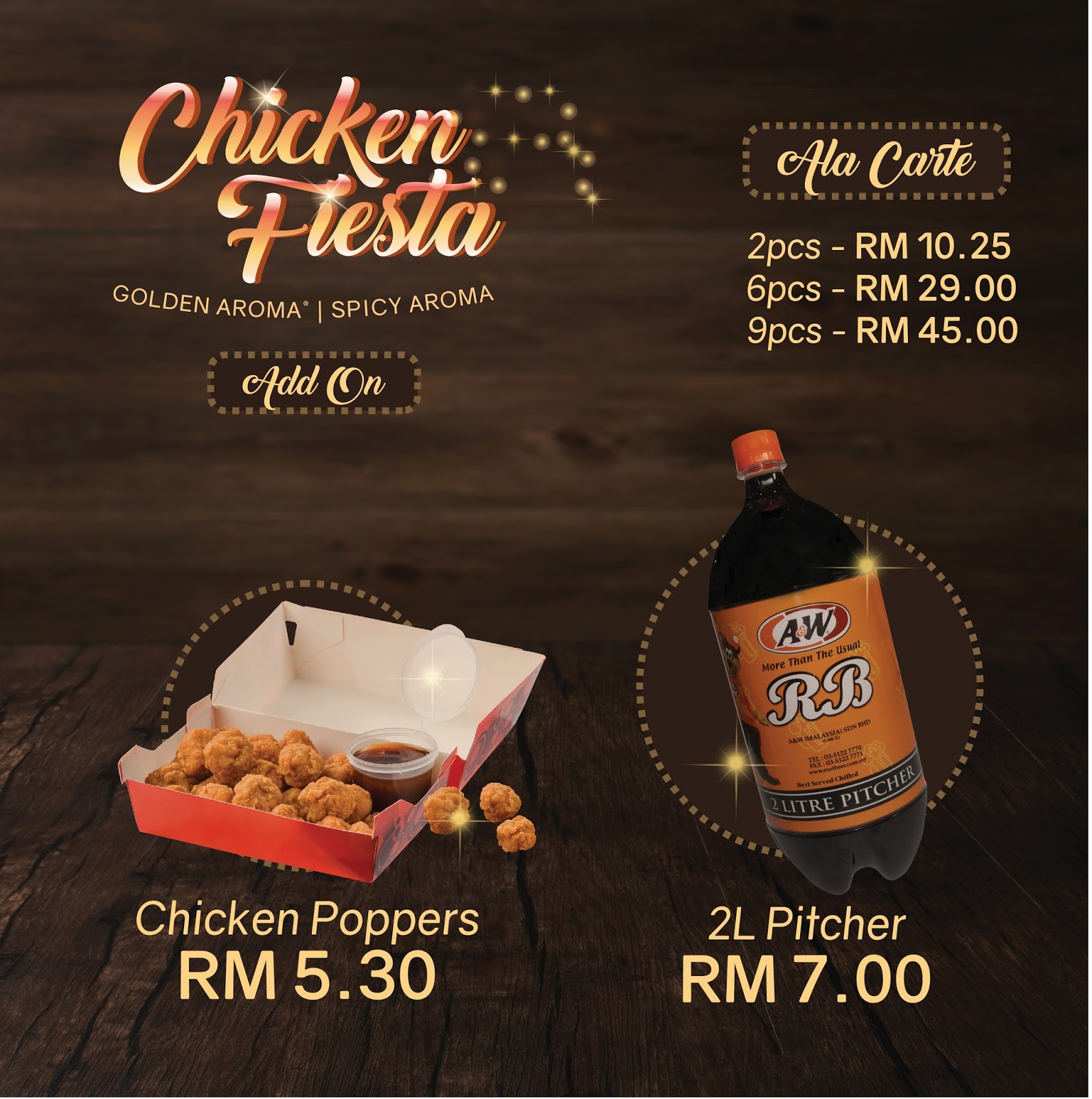 Promosi Chicken Fiesta di A&W Malaysia | Golden Aroma ...
